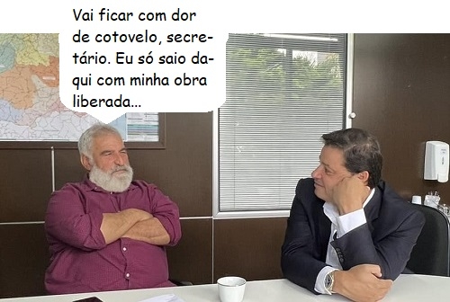 BOCASANTA - Enquanto isso, na visita do secretário.